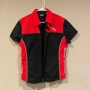 Harley-Davidson Red and Black Shirt